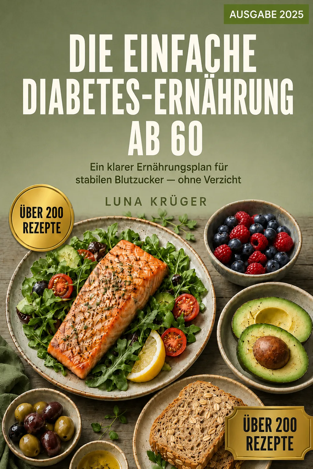 Cover des Hauptbuchs Die einfache Diabetes-Ernährung ab 60
